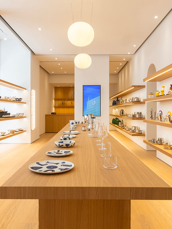 The new Alessi concept store, designed by Naoto Fukasawa
