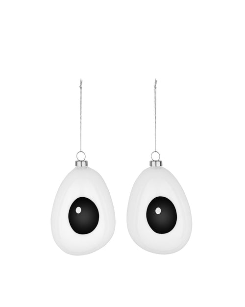 Holly Default Title Set of two Christmas ornaments Alessi