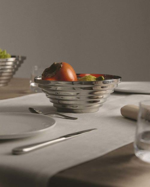 Maya steel Round basket Alessi 1