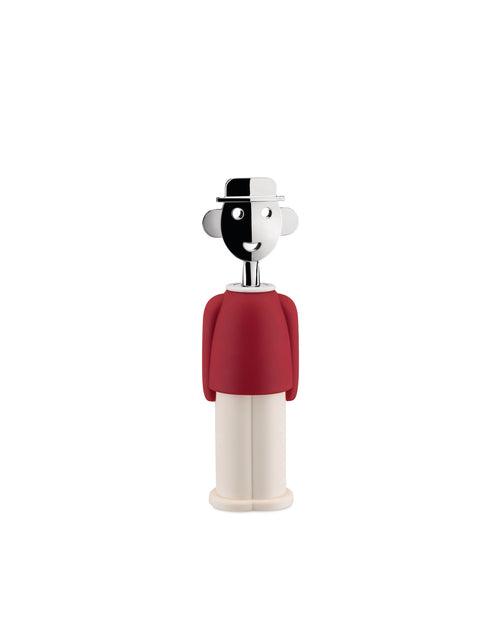 Alessandro M. red and white Corkscrew Alessi 3