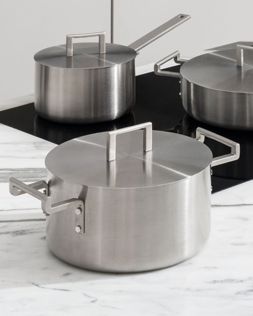Convivio cm 20 || inch 8″ Casserole with two handles Alessi 1