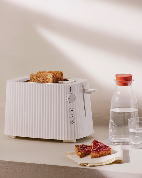 Plissé white Toaster. US plug Alessi 1