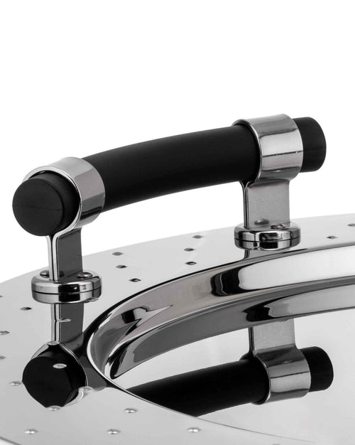 MGVASS black Round tray with handles Alessi 2