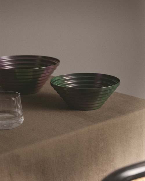 Maya steel Round basket Alessi 1