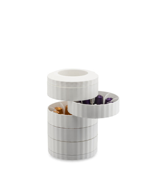Plissé white Capsule holder Alessi 3