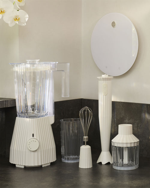 Plissé white Blender. US plug Alessi 2