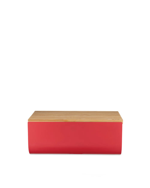Mattina red Bread bin Alessi