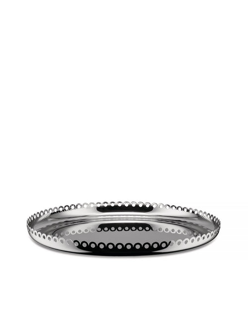 Edges stainless steel Tray Alessi