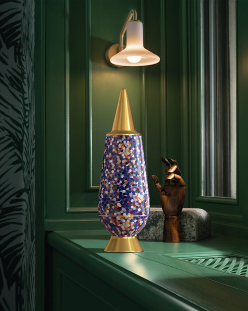 100% make-up Proust Default Title Vase with lid Alessi 1
