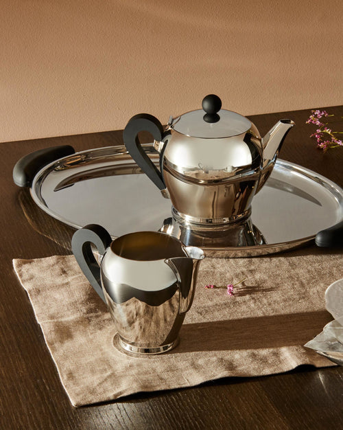 Bombé Default Title Oval tray with handles Alessi 1