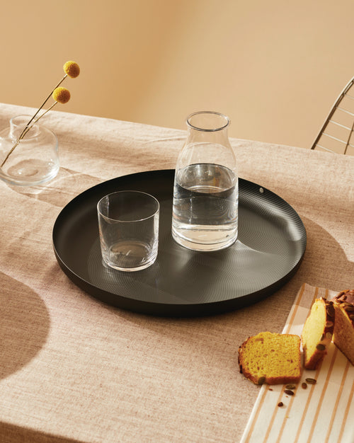 JM14 T black Round tray Alessi 1