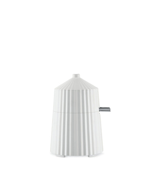 Plissé white Electric citrus-squeezer. US plug Alessi
