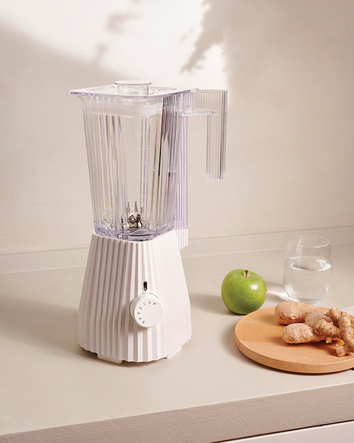 Plissé white Blender. US plug Alessi 7