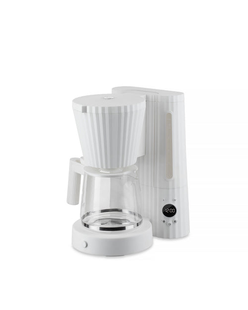 Plissé white Drip coffee maker. US plug. Alessi