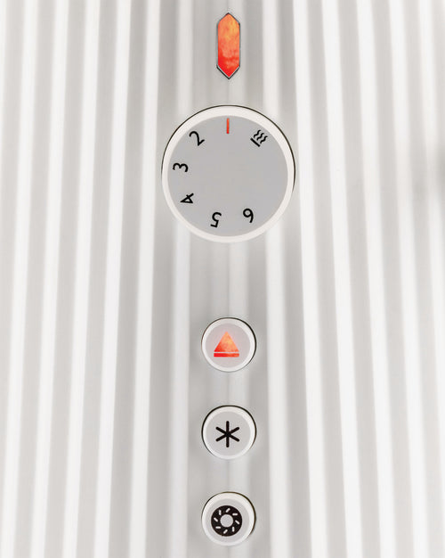 Plissé white Long double compartment toaster Alessi 6