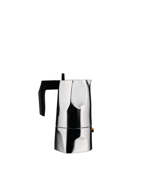 Ossidiana aluminium, cups 3 Espresso coffee maker Alessi