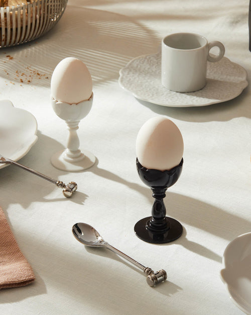 Dressed Default Title Set of 2 spoons with soft boiled egg opener Alessi 1