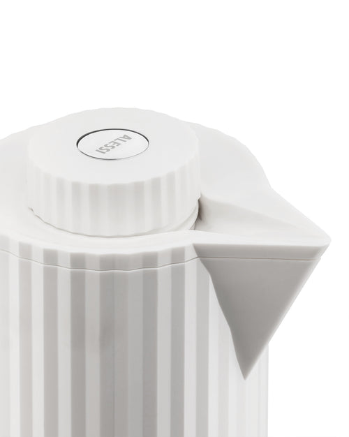 Plissé white Thermo insulated jug Alessi 3